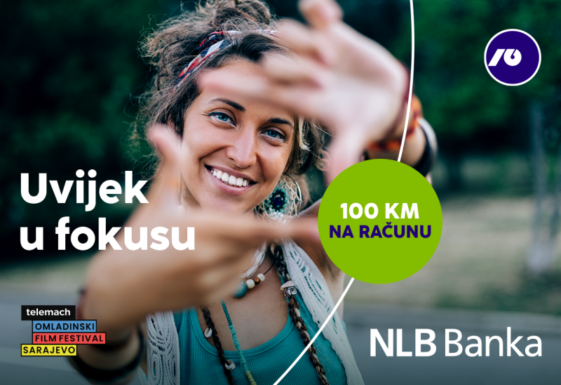 Uvijek u fokusu: NLB Banka Sarajevo daruje 100 KM za ljubitelje filma